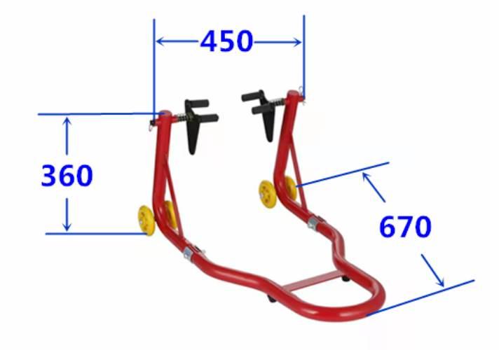 Stojak Podstawka Serwisowa Motocyklowa Przód - zdjęcie 6