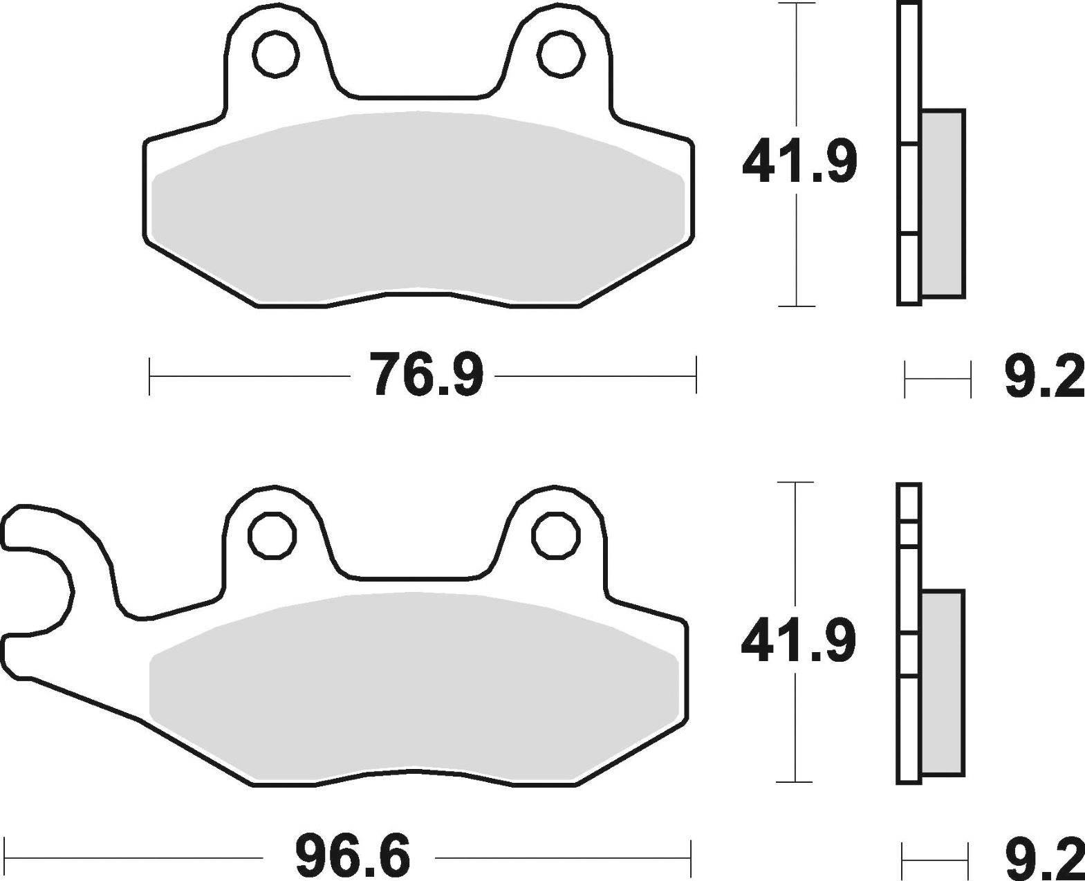 Klocki Hamulcowe Semi Metallic 795sm1 | 795SM1 - zdjęcie 2