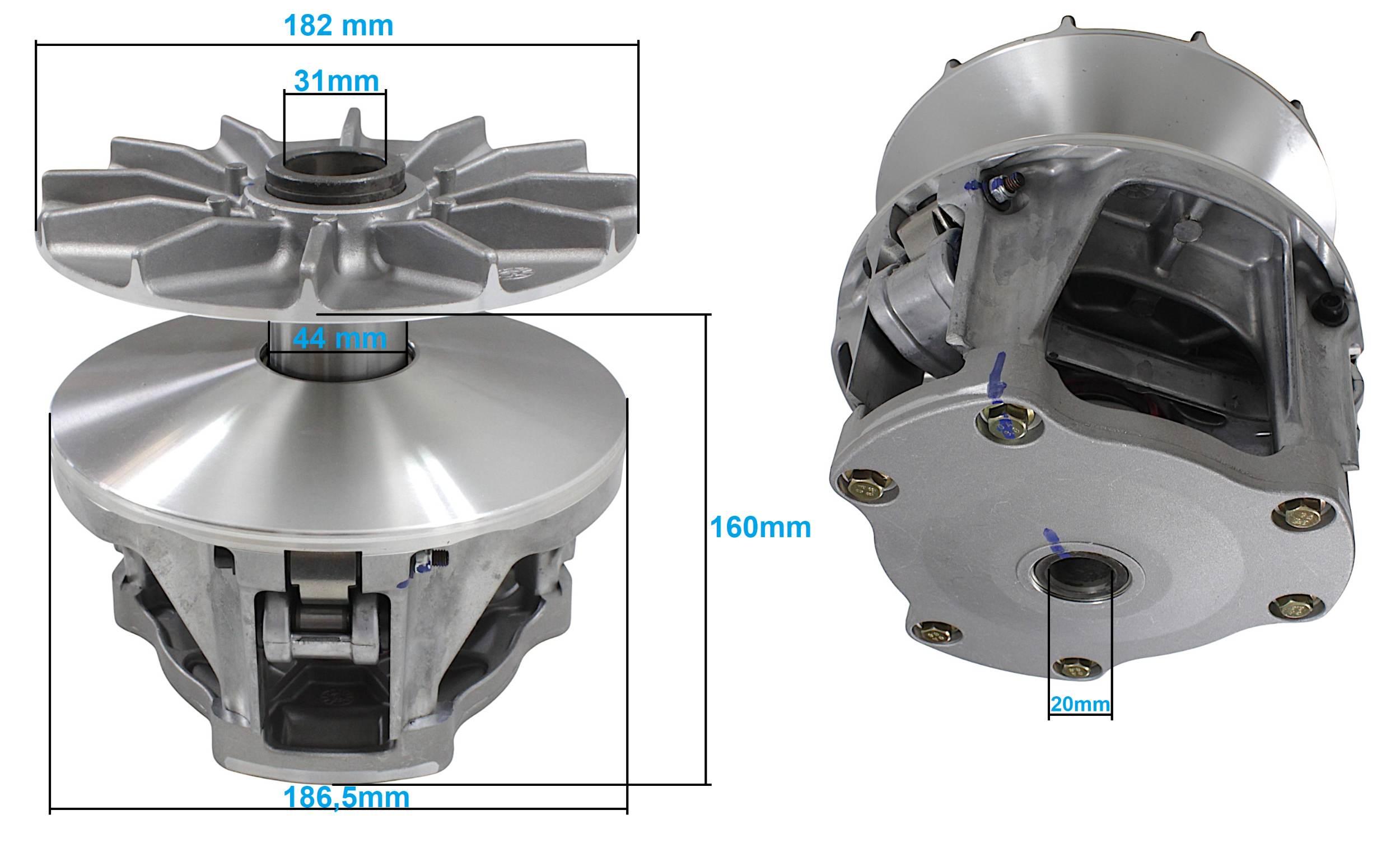 Sprzęgło Napędowe Wariator Polaris Rzr | PF 10 032 0019 - zdjęcie 4