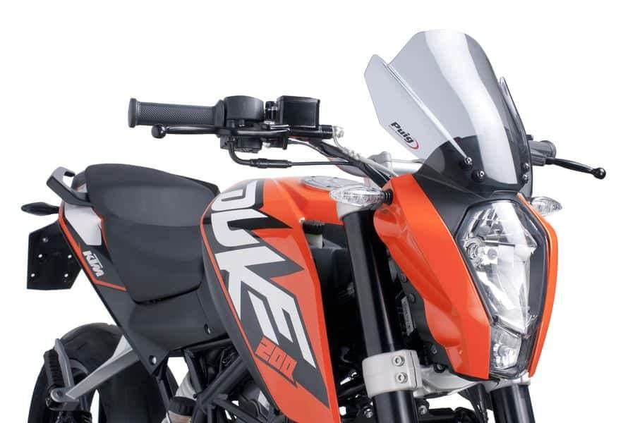 Szyba Owiewka Puig Do Ktm 125 200 390 Duke 11-16 Lekko Przyciemniona