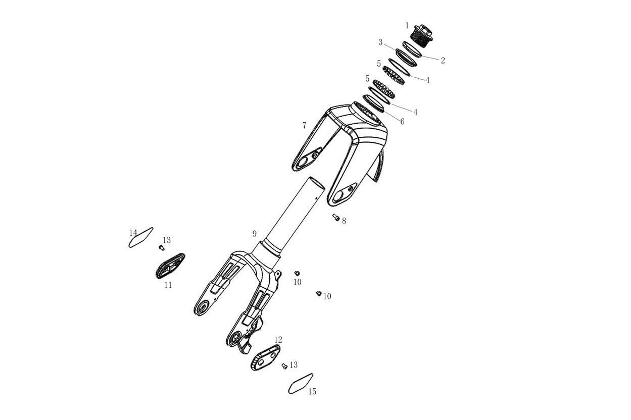 Śruba Sterów Hulajnogi Sport I Pro | H2001014