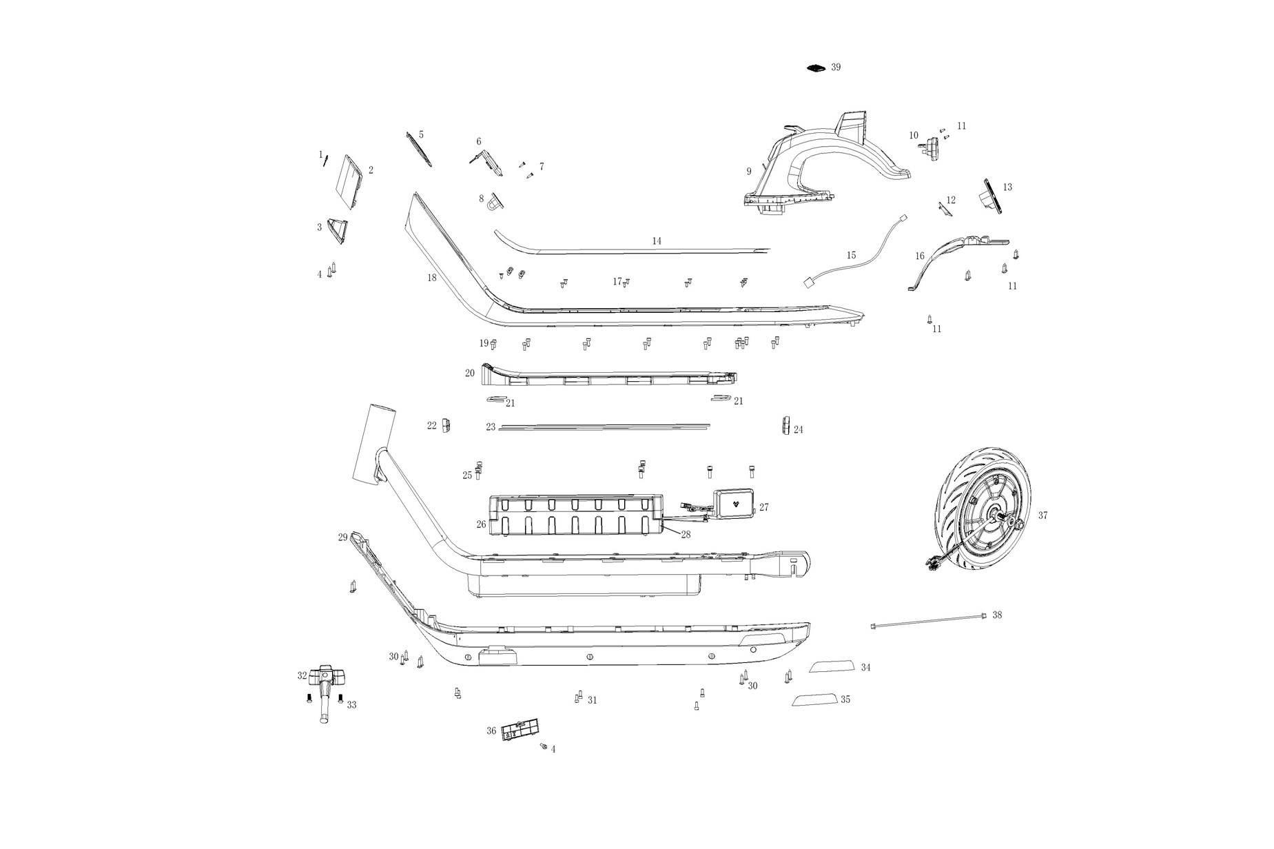 Sterownik Hulajnogi Kqi2 Wersja Eu | H0202007