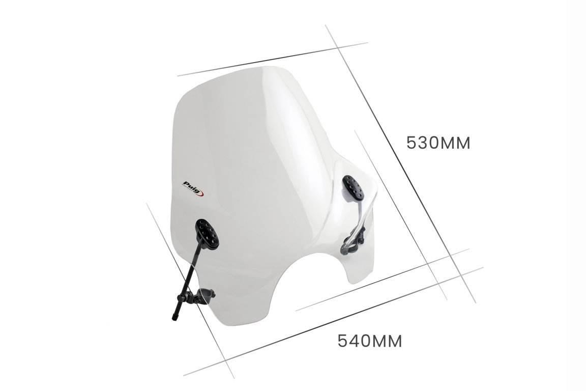 Szyba Owiewka Uniwersalna Puig Touring I Przezroczysta - zdjęcie 2