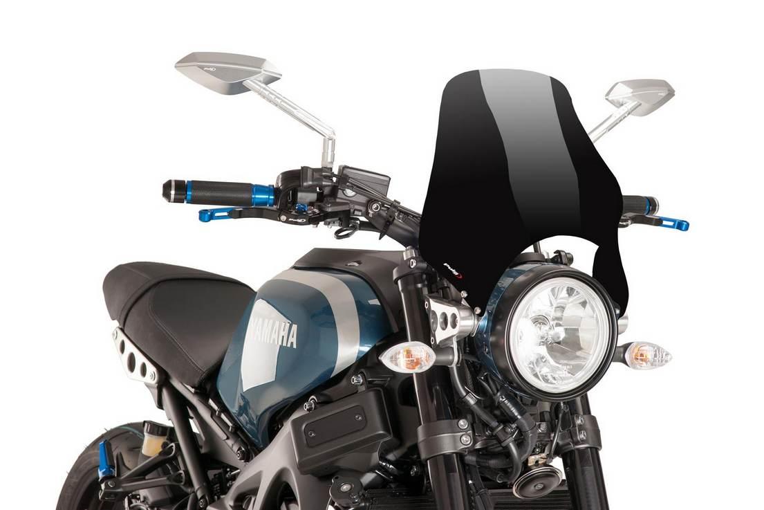 Szyba Owiewka Uniwersalna Puig Naked Czarna - zdjęcie 2