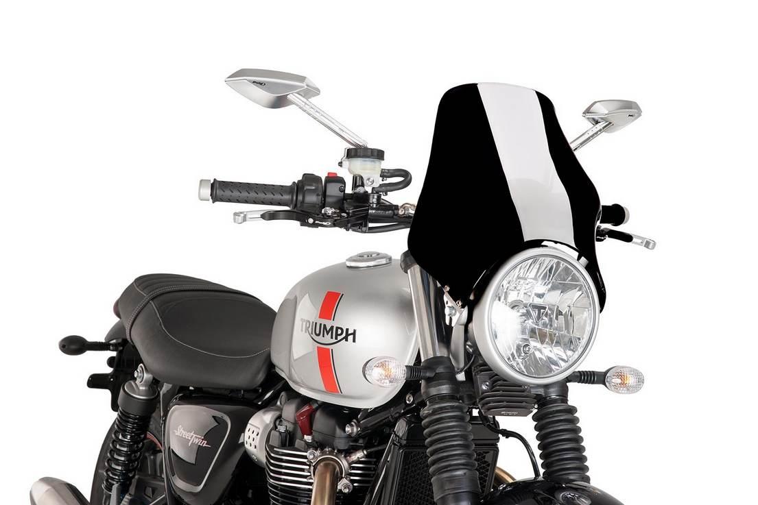 Szyba Owiewka Uniwersalna Puig Naked Czarna - zdjęcie 3