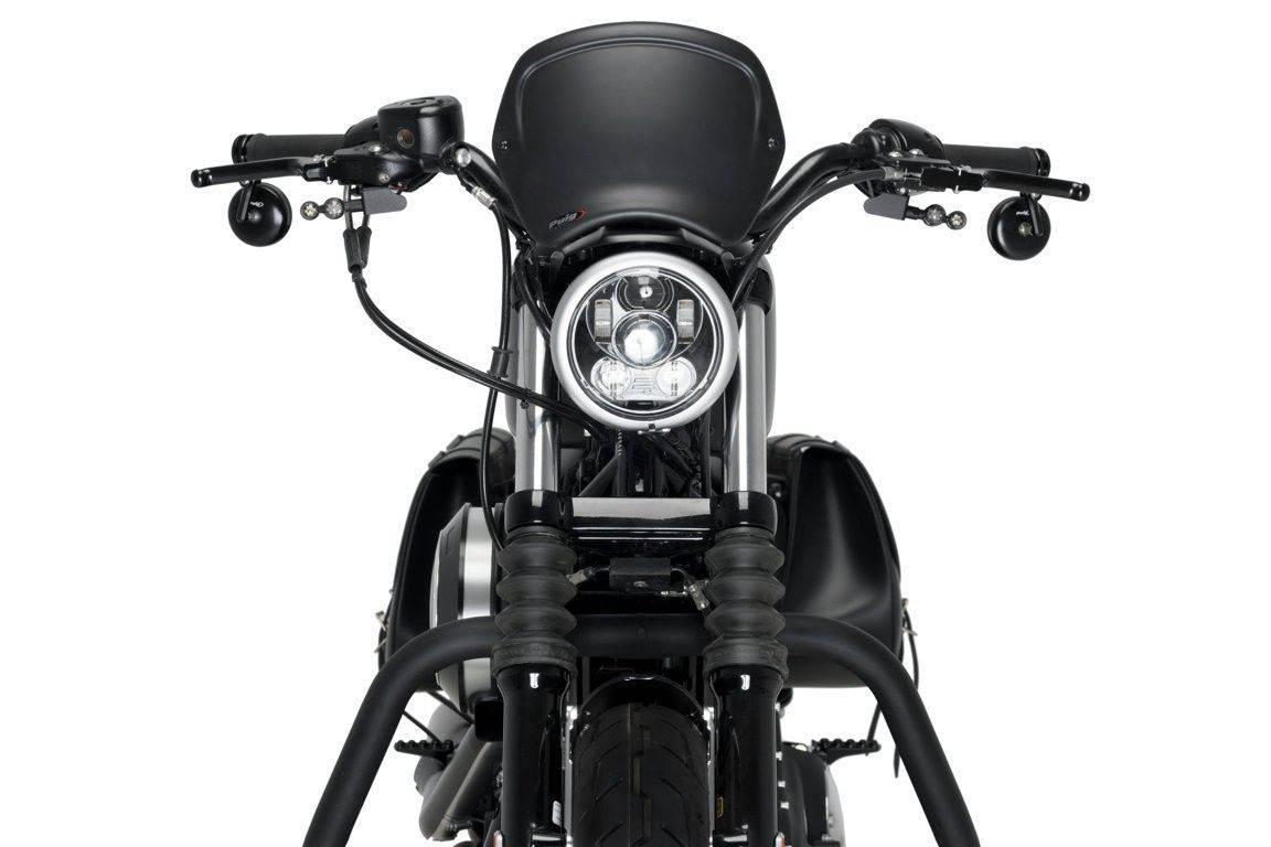 Szyba Owiewka Puig Retroplate Do Harley-Davidson Sportster 883 1200 Czarny