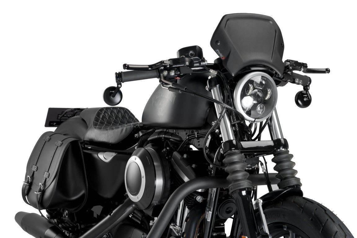 Szyba Owiewka Puig Retroplate Do Harley-Davidson Sportster 883 1200 Alumini