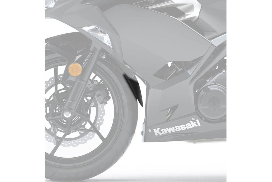 Przedłużenie Błotnika Puig Do Kawasaki Ninja 400 Z400 17-21 Przednie Czarne - zdjęcie 3