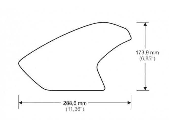 Tankpady Boczne Puig Do Bmw R1200gs 13-18 Czarne - zdjęcie 3