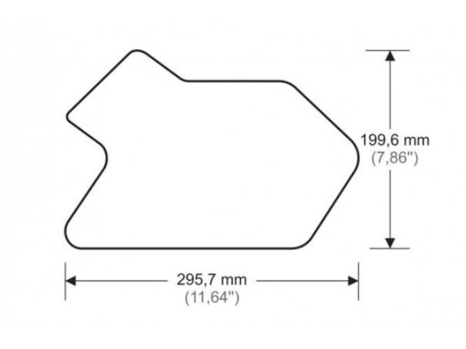 Tankpady Boczne Puig Do Bmw R1200gs Adv14-18 Przezroczyste - zdjęcie 3