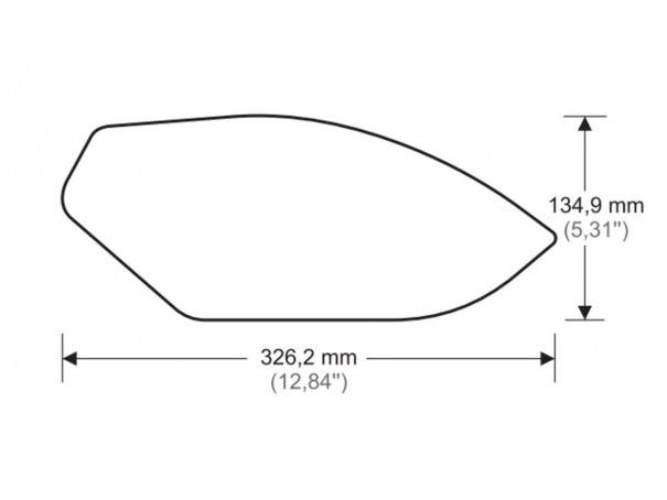 Tankpady Boczne Puig Do Bmw S1000rr 09-18 S1000r 09-20 Czarne - zdjęcie 3
