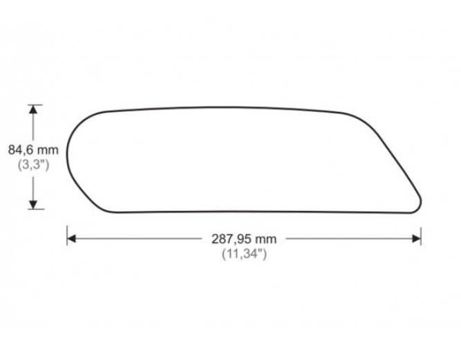 Tankpady Boczne Puig Do Kawasaki Z900 17-22 Czarne - zdjęcie 3