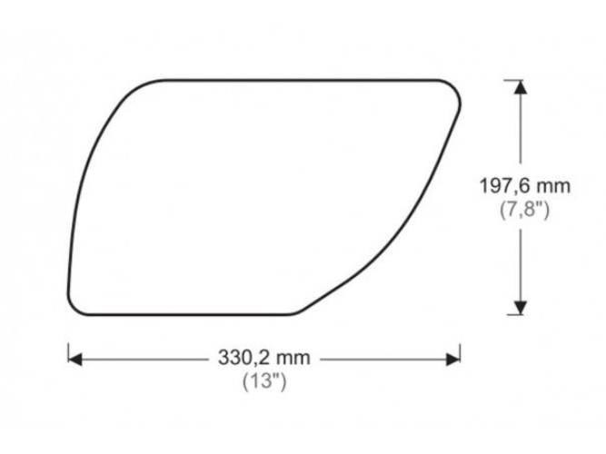 Tankpady Boczne Puig Do Suzuki Dl1000 V-Strom 15-20 Przezroczyste - zdjęcie 3