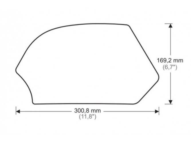 Tankpady Boczne Puig Do Suzuki Gsxr-600 750 11-16 Przezroczyste - zdjęcie 3