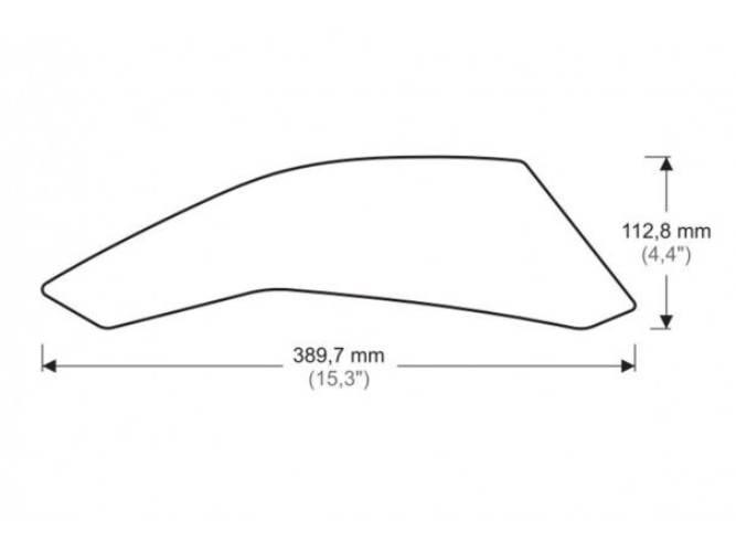 Tankpady Boczne Puig Do Suzuki Gsx-S750 17-21 Czarne - zdjęcie 3