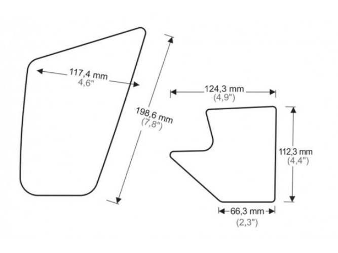 Tankpady Boczne Puig Do Yamaha Mt-10 16-21 Przezroczyste - zdjęcie 3