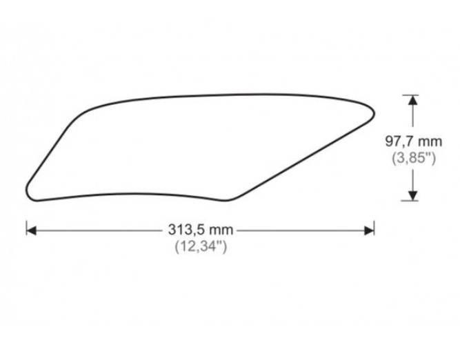 Tankpady Boczne Puig Do Yamaha R6 17-20 Czarne - zdjęcie 3