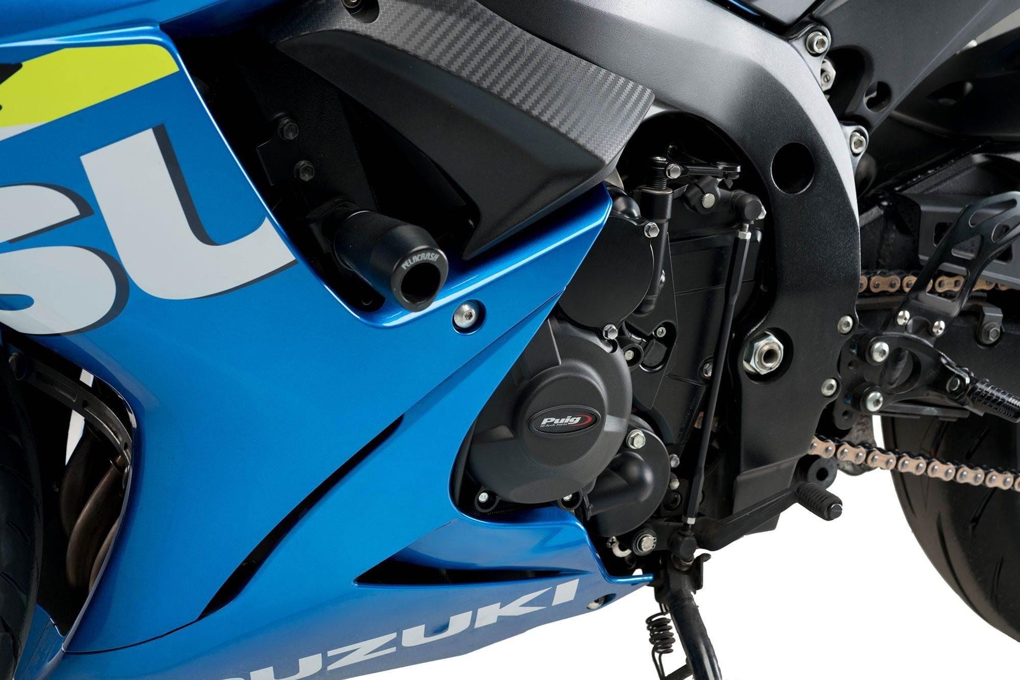 Pokrywy Dekli Silnika Puig Do Suzuki Gsx-R600/750 11-16 Czarne - zdjęcie 2
