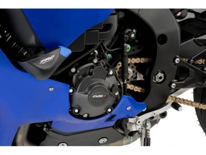 Pokrywy Dekli Silnika Puig Do Yamaha R1 15-22 Czarne - zdjęcie 2