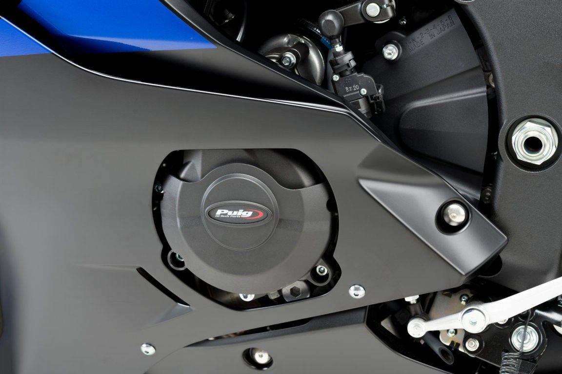 Pokrywy Dekli Silnika Puig Do Yamaha R6 06-20 Czarne - zdjęcie 2