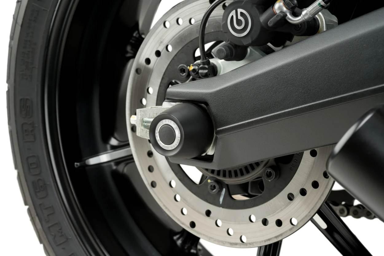 Protektory Osi Koła Puig Do Ducati Scrambler 15-22 Tył Czarne - zdjęcie 3