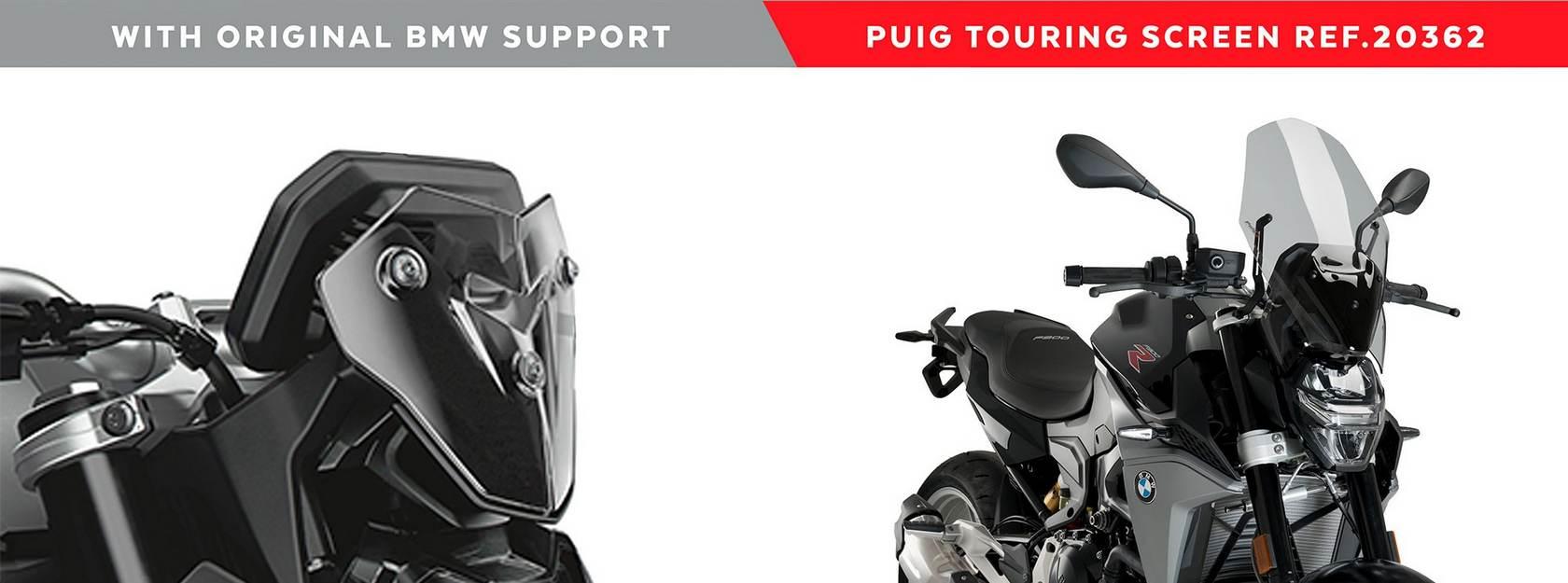 Szyba Touring Nowej Generacji Puig Bez Oryginalnego Wspornika Bmw Do Bmw F9 - zdjęcie 4