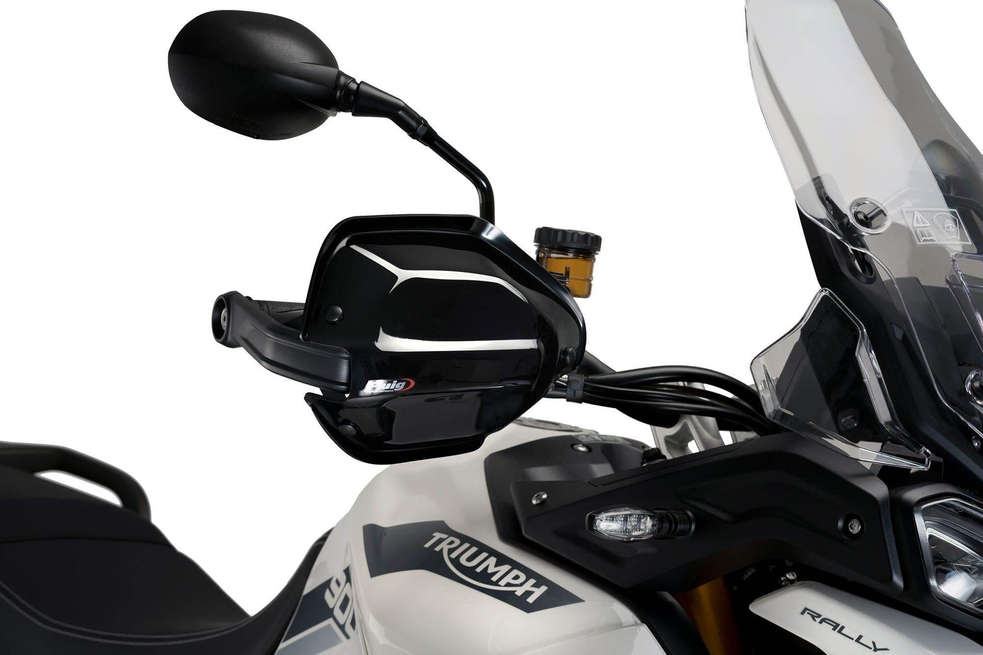 Poszerzenie Handbarów Puig Do Triumph Tiger 900 20-22 Czarne Przyciemnione