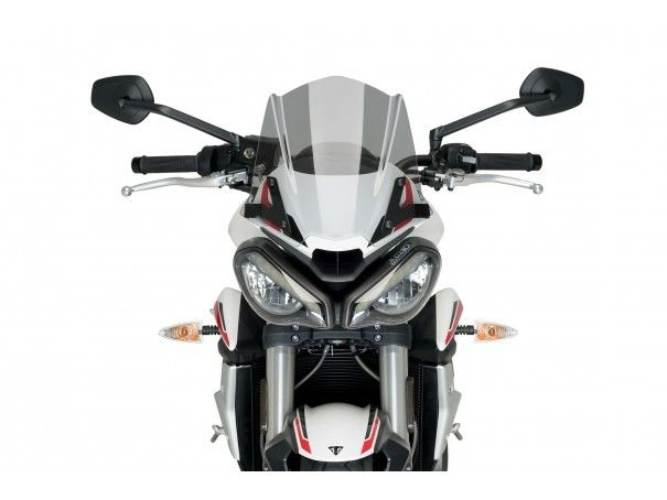 Szyba Owiewka Puig Do Triumph Street Triple R Rs S 20-22 Lekko Przyciemnion - zdjęcie 5