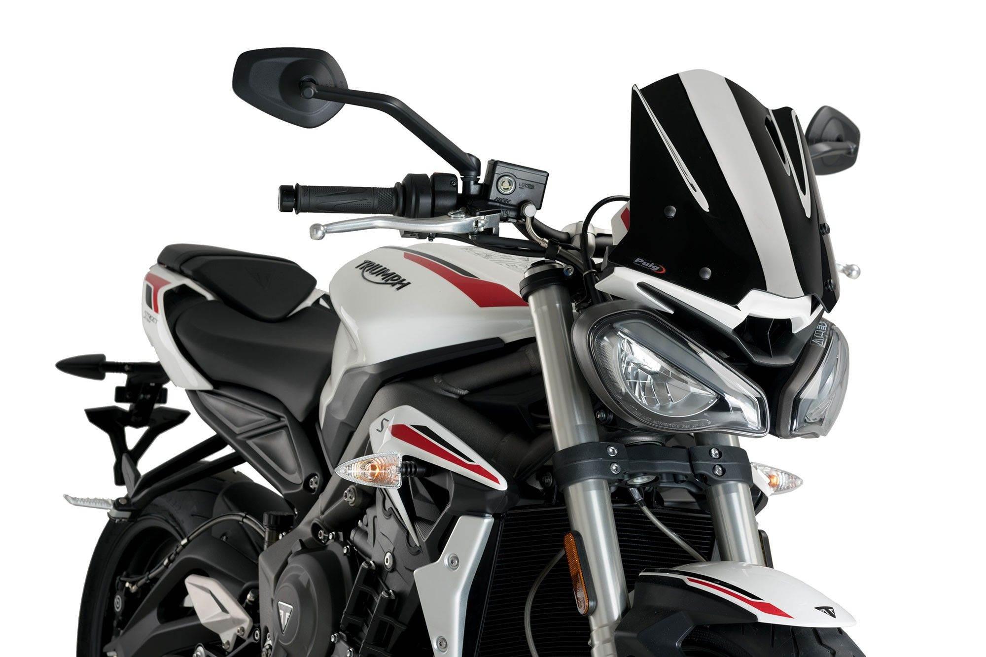Szyba Owiewka Puig Do Triumph Street Triple R Rs S 20-22 Czarna