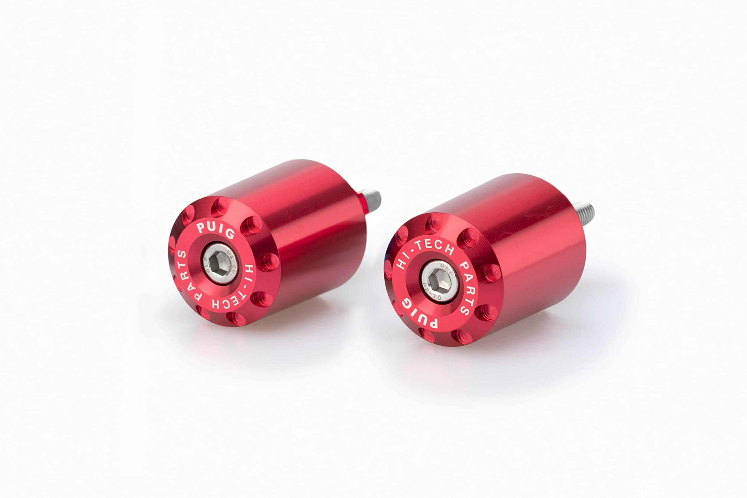 Ciężarki Końcówki Kierownicy Długie Puig Do Kawasaki Z650 17-22 Czerwone
