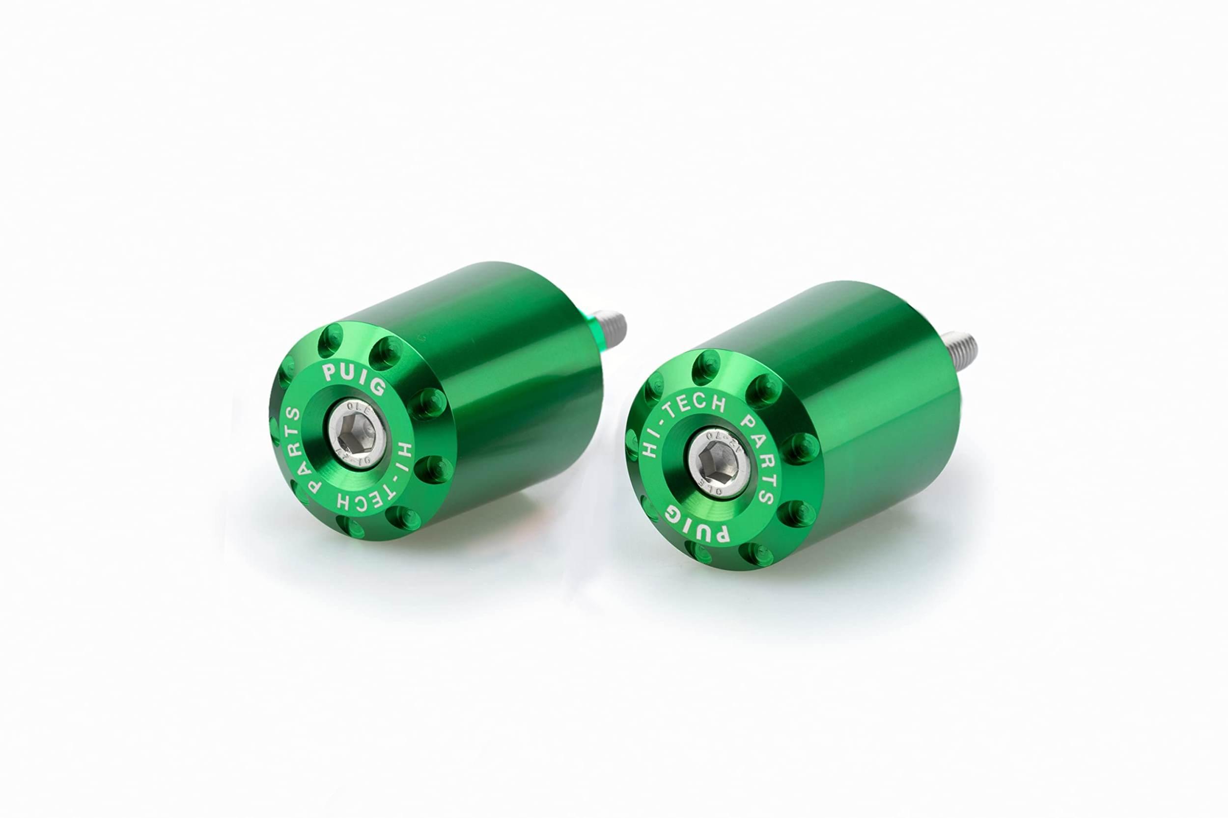 Ciężarki Końcówki Kierownicy Długie Puig Do Kawasaki Z650 17-22 Zielone