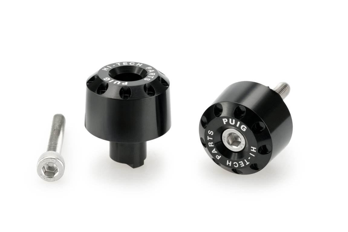 Ciężarki Końcówki Kierownicy Krótkie Puig Do Kawasaki Z650 17-22 Czarne