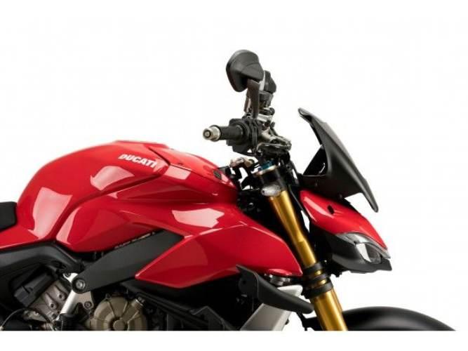 Szyba Owiewka Puig Do Ducati Streetfighter V4 S 20-22 Sport Lekko Przyciemn - zdjęcie 3