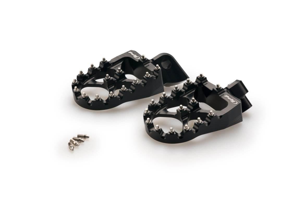 Podnóżki Off-Road Puig Dla Yamaha Yz125 99-21 Czarne
