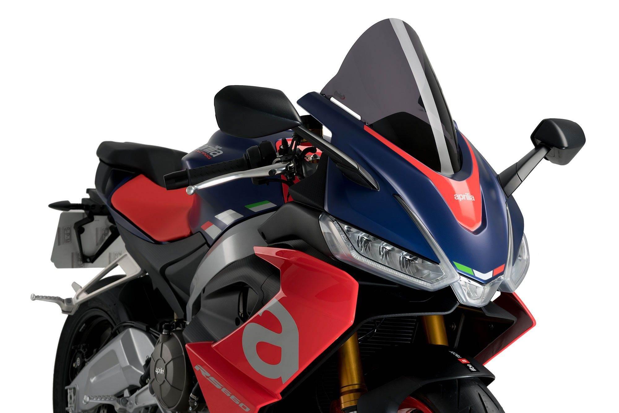 Szyba Sportowa Puig Do Aprilia Rs 660 21-22 Mocno Przyciemniona