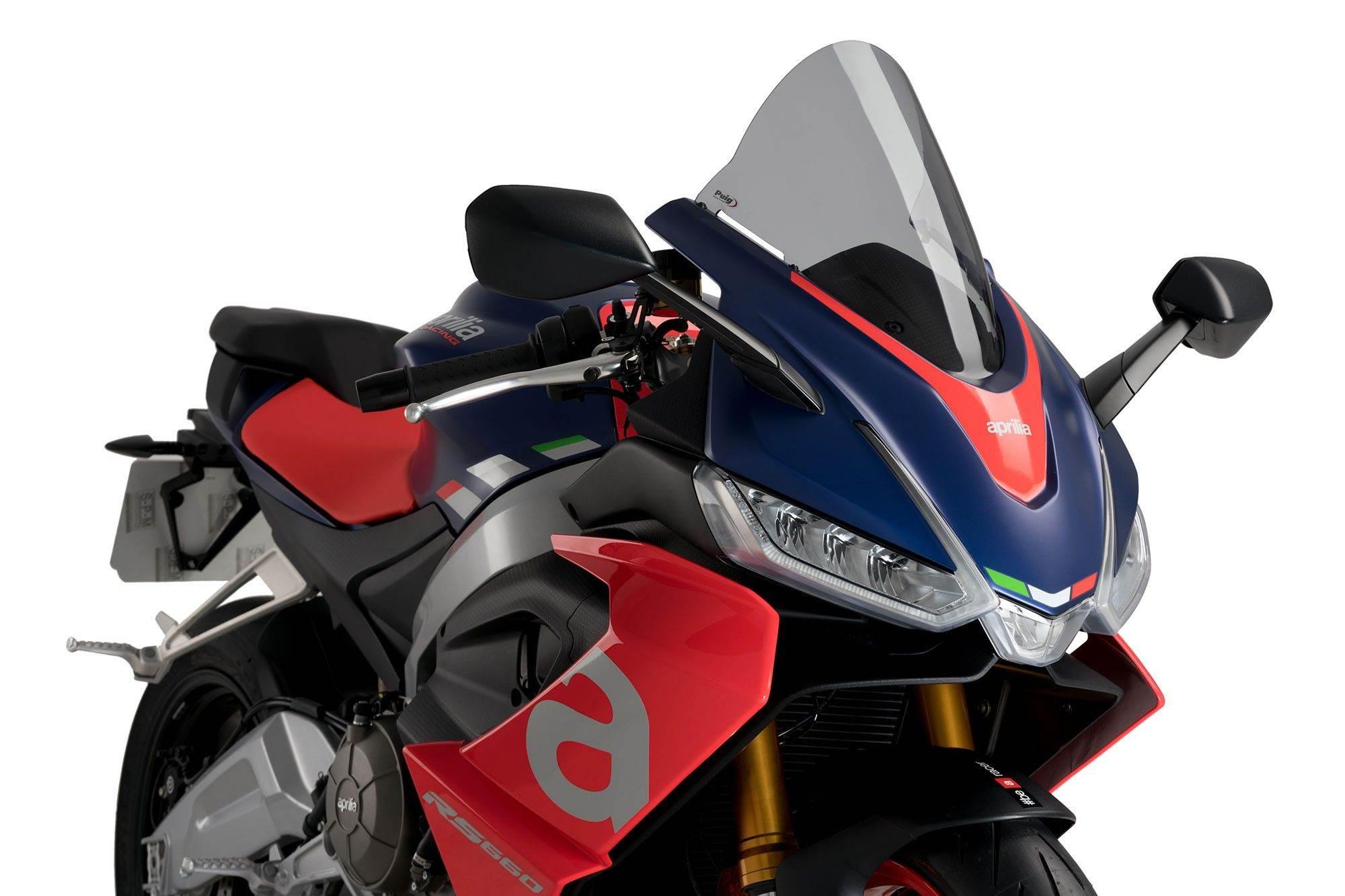 Szyba Sportowa Puig Do Aprilia Rs 660 21-22 Lekko Przyciemniona