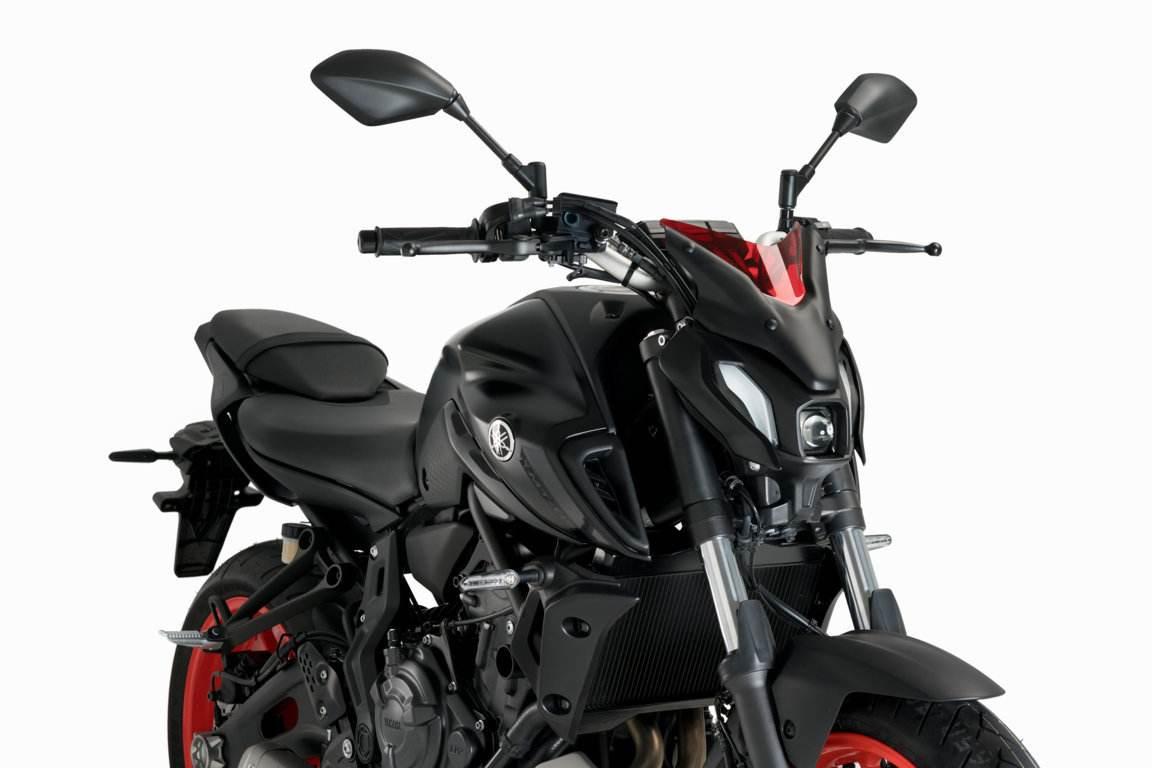 Szyba Sportowa Nowej Generacji Sport Plus Puig Do Yamaha Mt-07 21-22 Czerwo