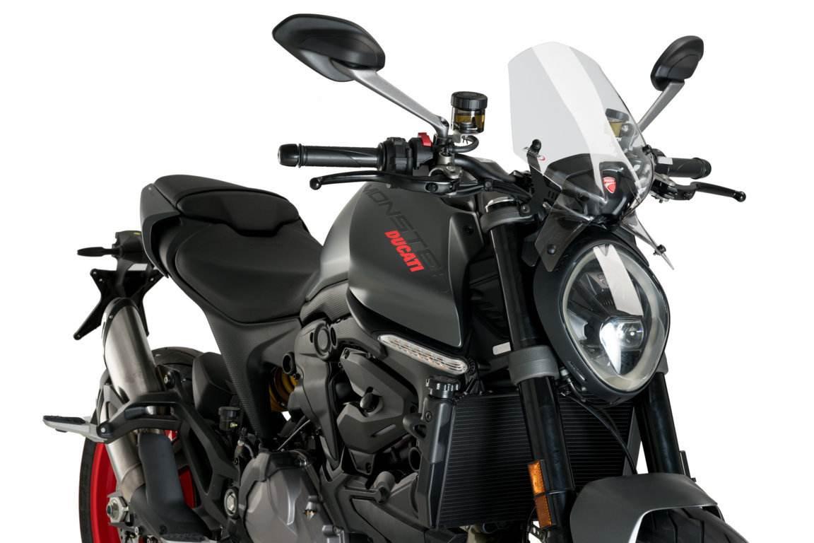 Szyba Sportowa Nowej Generacji Puig Do Ducati Monster 937 21-22 Przezroczys