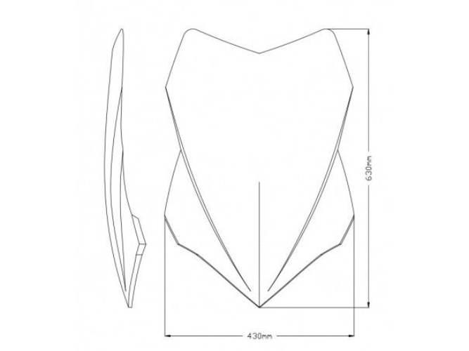Szyba Turystyczna Puig Do Ducati Multistrada V4 23 Lekko Przyciemniona - zdjęcie 6