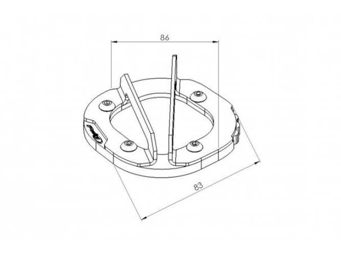 Poszerzenie Stopki Bocznej Puig Do Yamaha Xt1200z Super Tenere 14-21 Czarne - zdjęcie 2