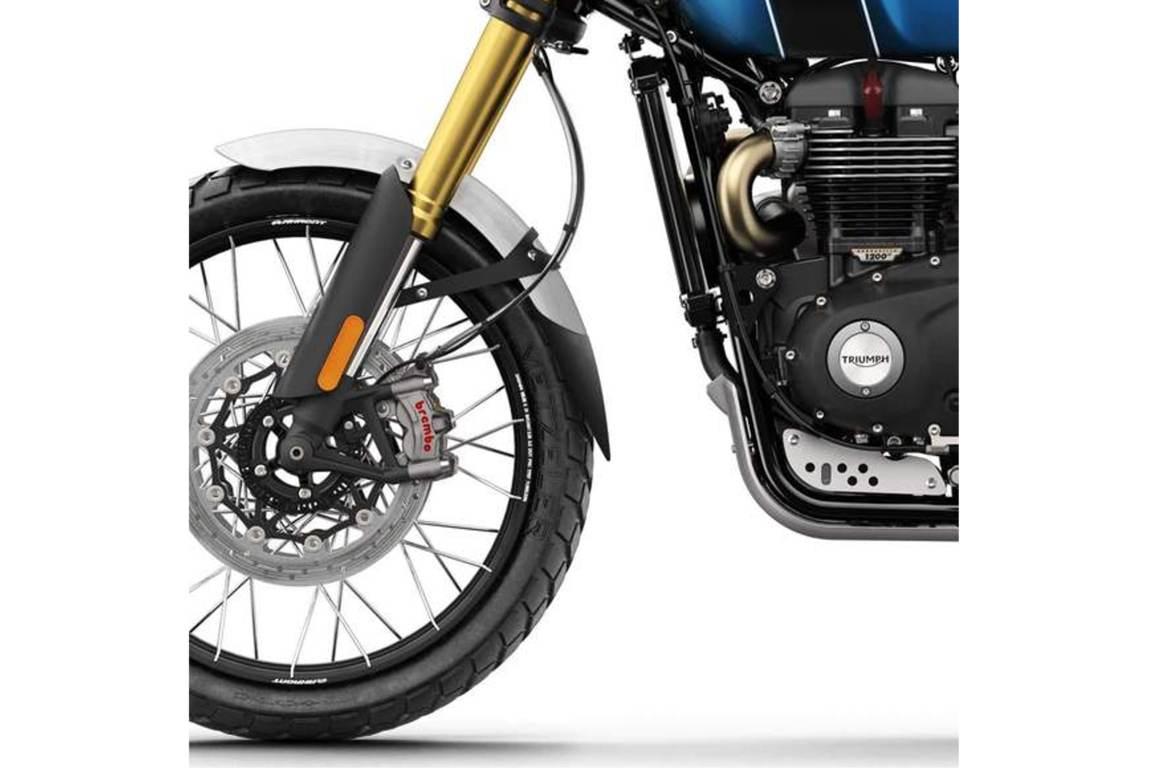 Przedłużenie Błotnika Puig Do Triumph Scrambler 1200xc 19-21 Przednie Czarn - zdjęcie 2