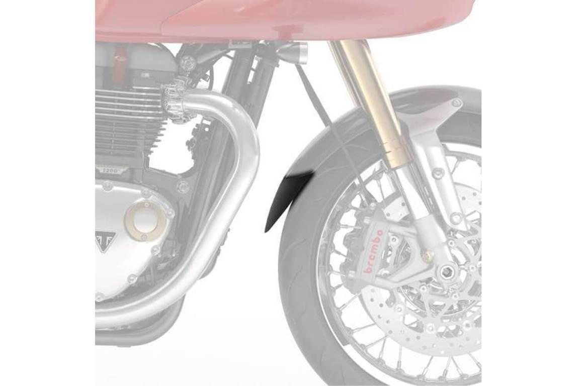 Przedłużenie Błotnika Puig Do Triumph Thruxton 1200r 16-21 Przednie Czarne - zdjęcie 2