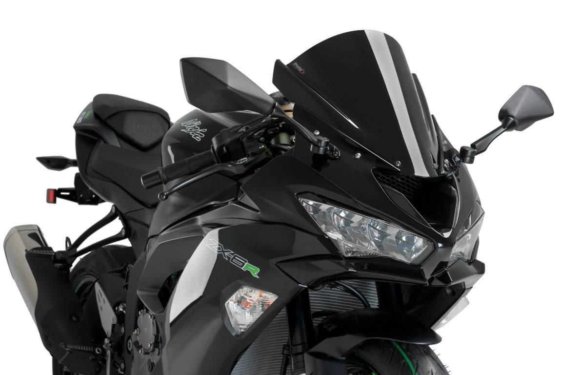 Szyba Z-Racing Puig Do Kawasaki Zx-6r 18-21 Czarna