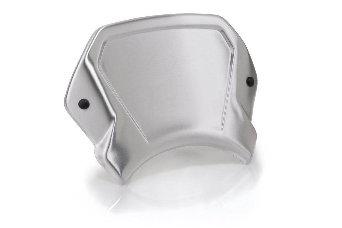 Szyba Owiewka Puig Retroplate Do Honda Monkey 125 18-24 Aluminiowa Srebrna - zdjęcie 2