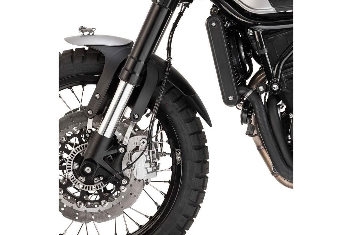 Przedłużenie Błotnika Puig Do Benelli Leoncino 500 16-21 Przednie Czarne - zdjęcie 2