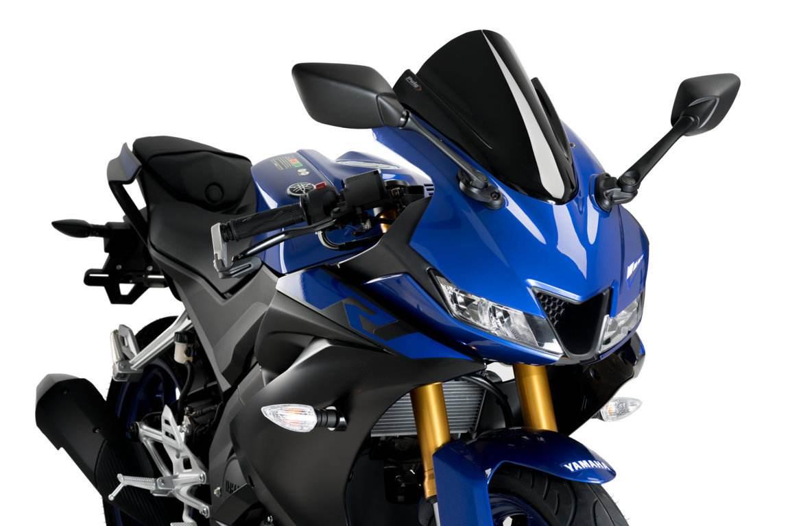 Szyba Z-Racing Puig Do Yamaha Yzf-R125 19-23 Mocno Przyciemniona