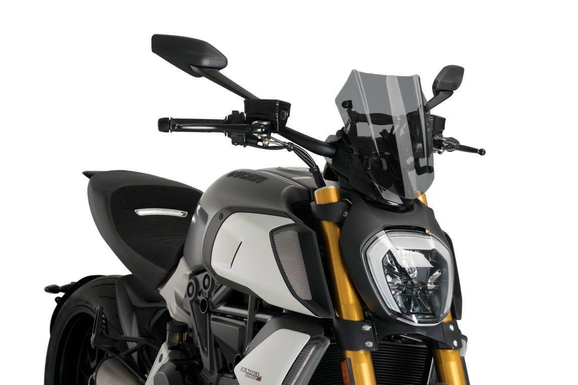 Szyba Owiewka Puig Do Ducati Diavel 1260 19-22 Sport Mocno Przyciemniona