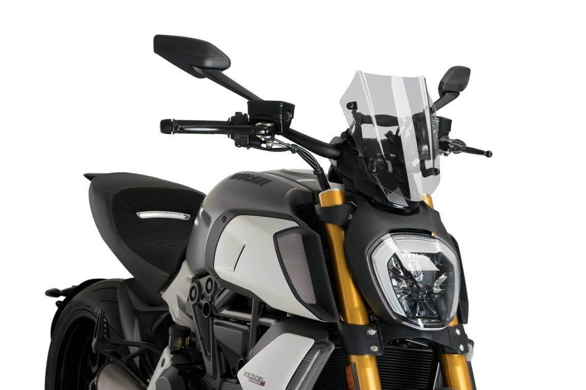 Szyba Owiewka Puig Do Ducati Diavel 1260 19-22 Sport Lekko Przyciemniona