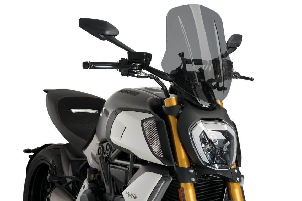 Szyba Owiewka Puig Do Ducati Diavel 1260 19-22 Touring Mocno Przyciemniona