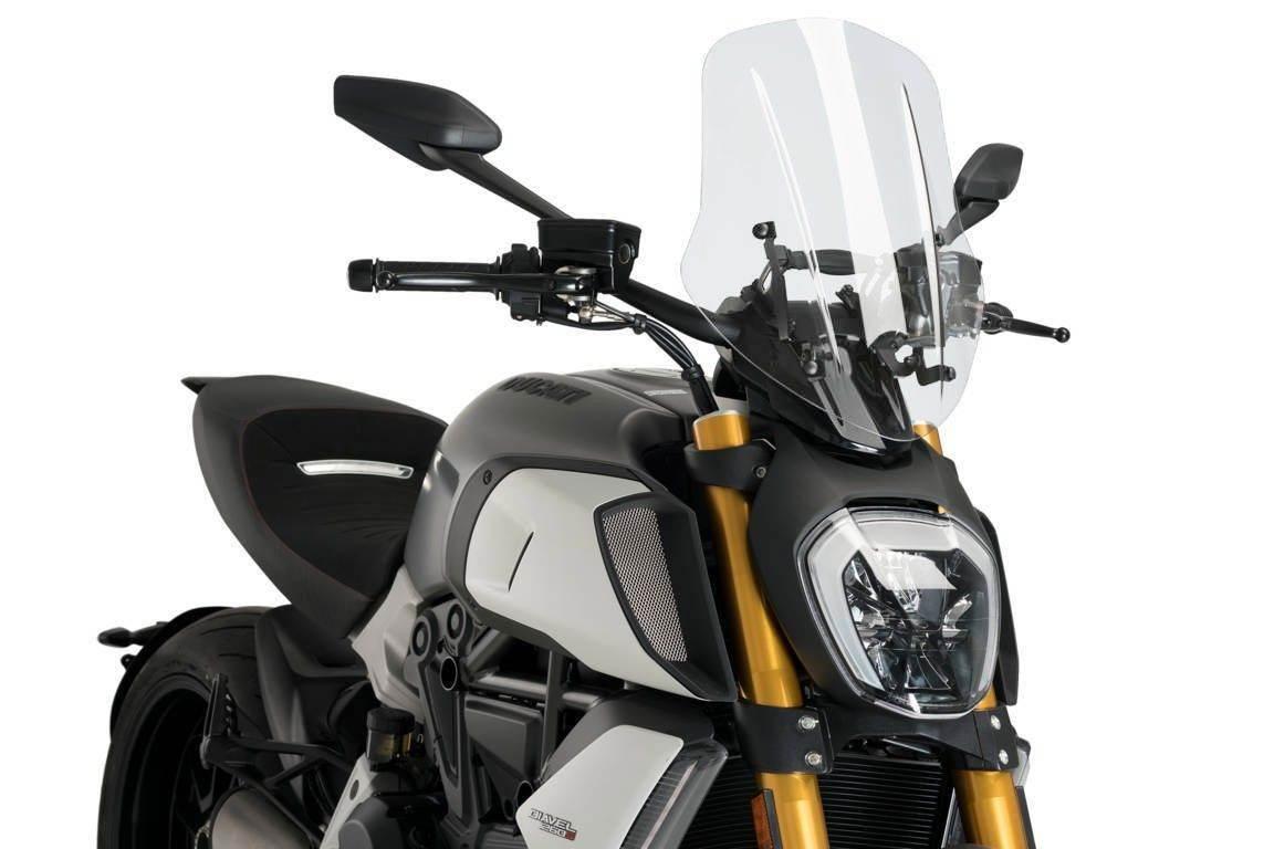 Szyba Owiewka Puig Do Ducati Diavel 1260 19-22 Touring Przezroczysta